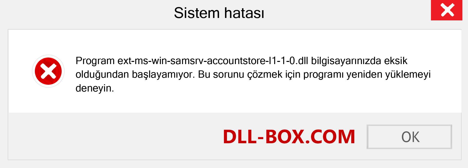 ext-ms-win-samsrv-accountstore-l1-1-0.dll dosyası eksik mi? Windows 7, 8, 10 için İndirin - Windows'ta ext-ms-win-samsrv-accountstore-l1-1-0 dll Eksik Hatasını Düzeltin, fotoğraflar, resimler